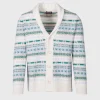 Fair Isle Button Front Cardigan