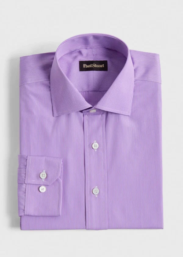 Fine Line Slim Fit Dress Shirt