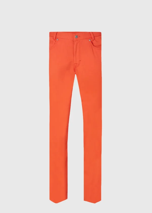 Five Pocket Satin Finish Cotton Pant