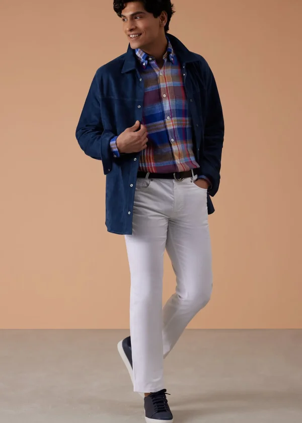 Five Pocket Satin Finish Cotton Pant