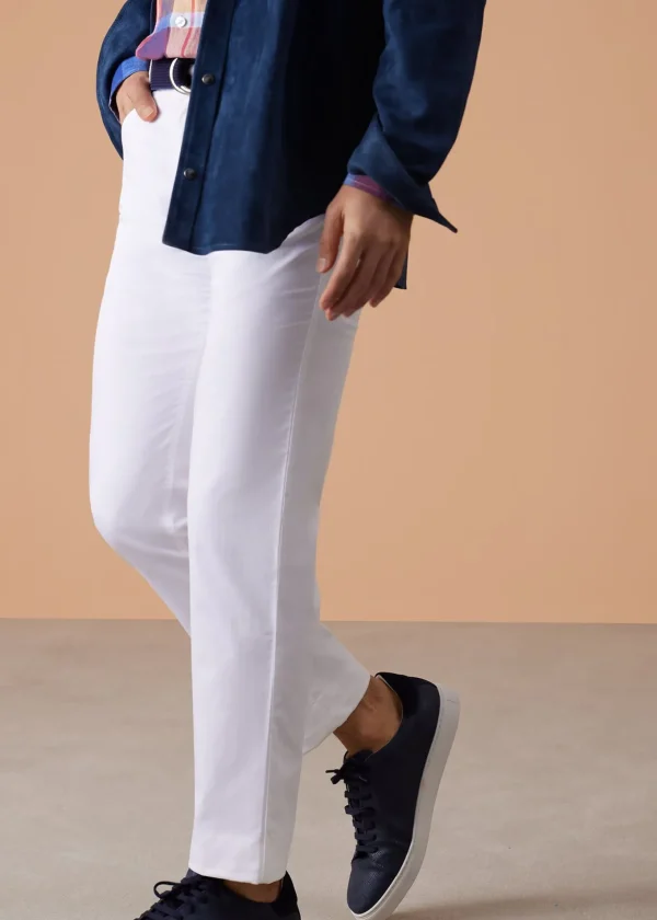 Five Pocket Satin Finish Cotton Pant
