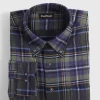 Flannel Plaid Sport Shirt
