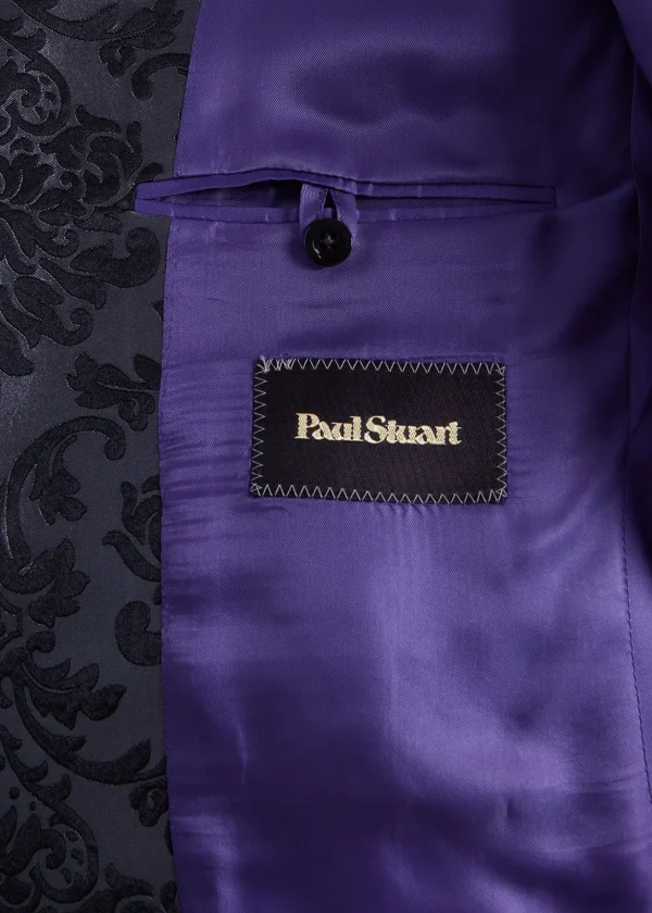 Floral Jacquard Silk Dinner Jacket