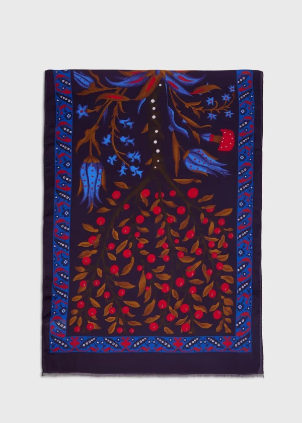 Floral Print Scarf