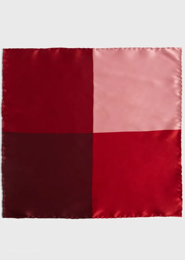 Four Color Satin Pocket Square