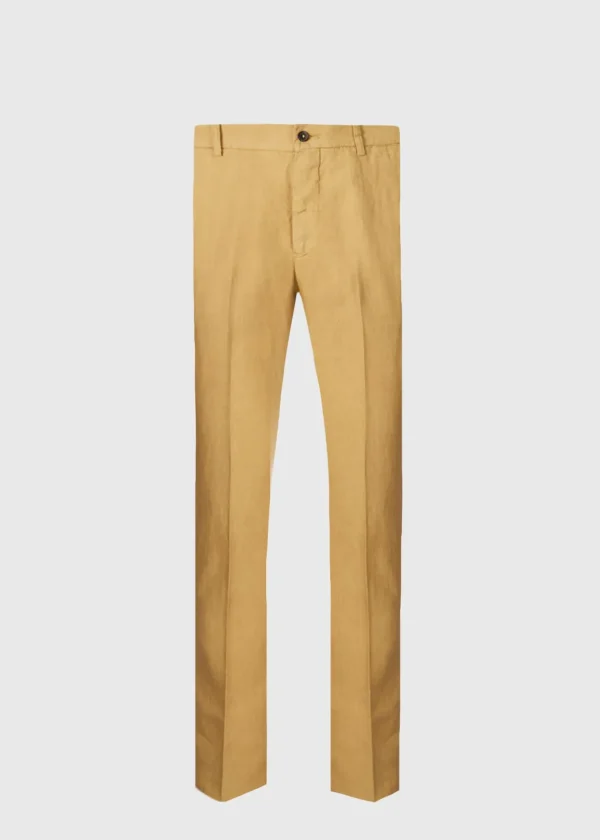 Garment Washed Linen Pant