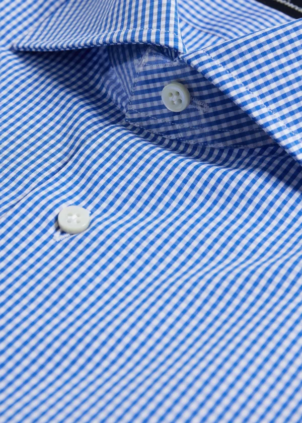 Gingham Check Dress Shirt