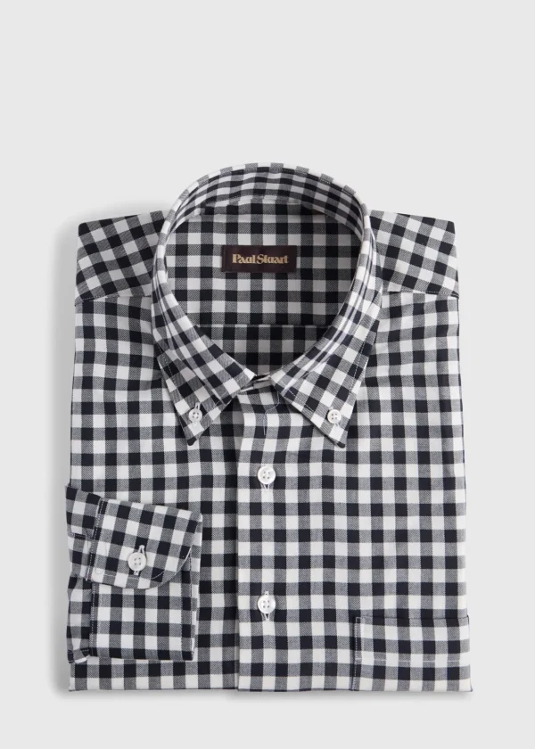 Gingham Flannel Sport Shirt