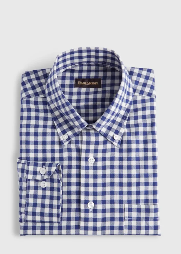 Gingham Flannel Sport Shirt