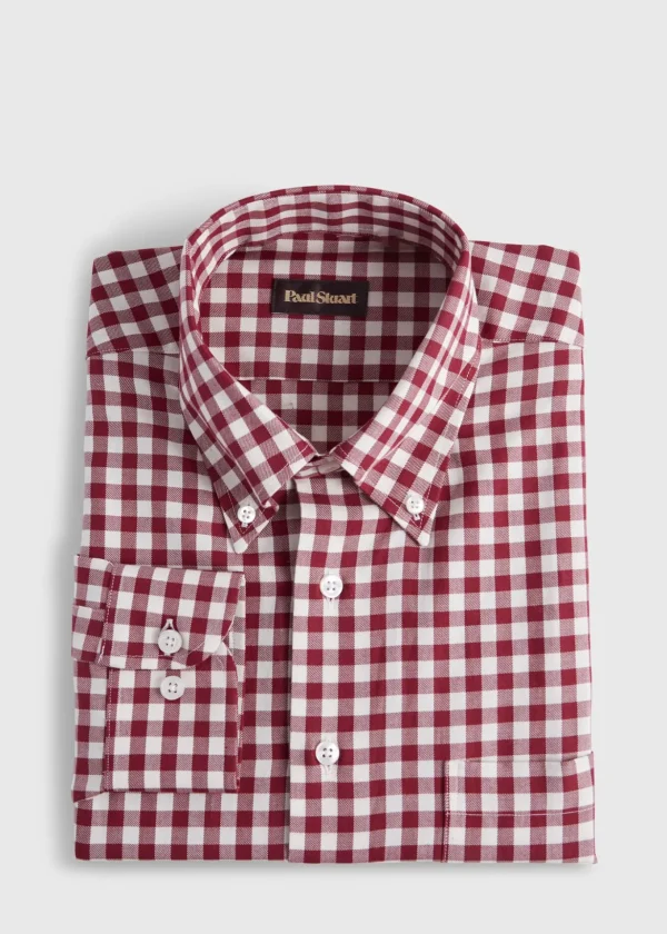 Gingham Flannel Sport Shirt