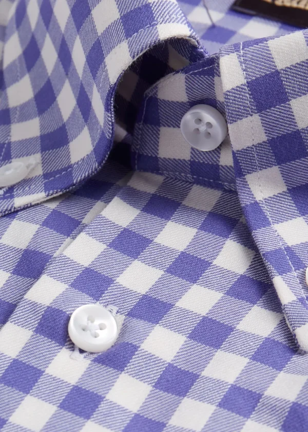 Gingham Flannel Sport Shirt