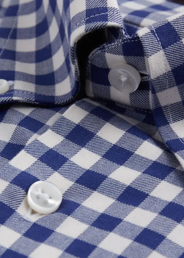 Gingham Flannel Sport Shirt