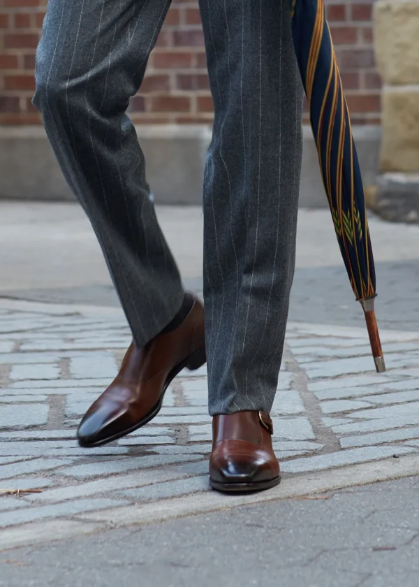 Giordano Leather Monk Strap