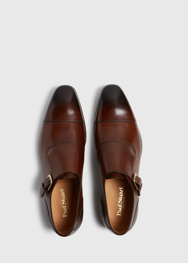 Giordano Leather Monk Strap