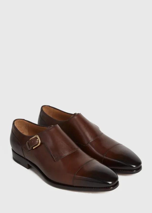 Giordano Leather Monk Strap
