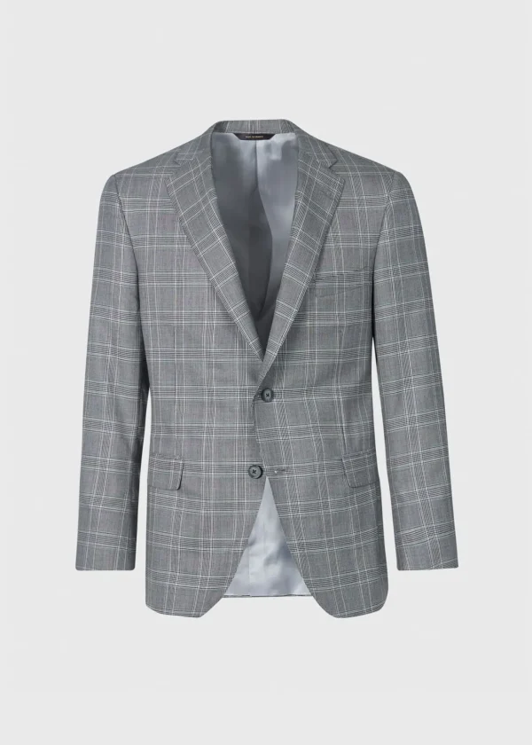 Glen Plaid Cashmere Paul Jacket