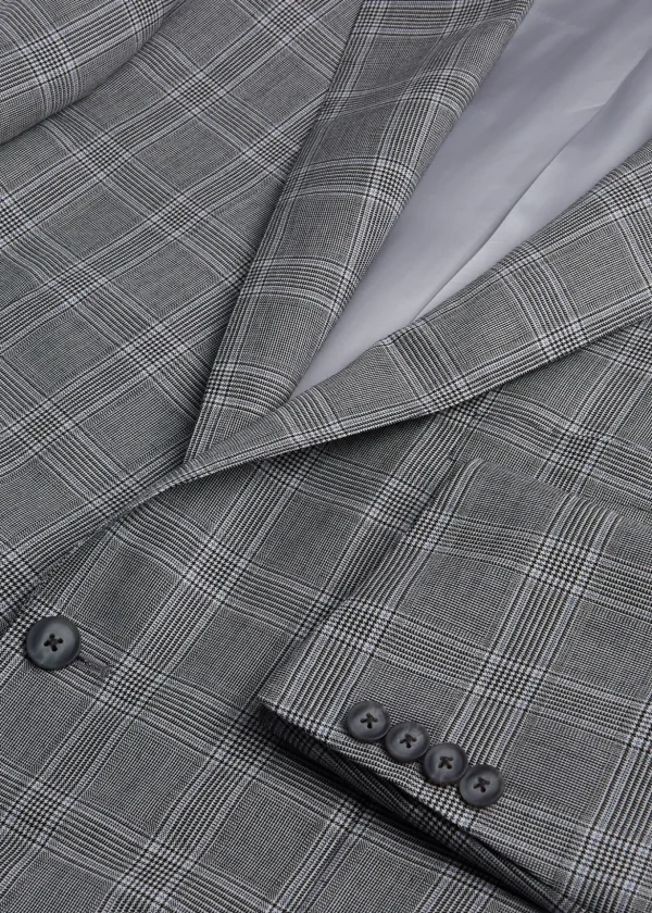 Glen Plaid Cashmere Paul Jacket