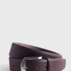 Grain Leather Reversible Belt