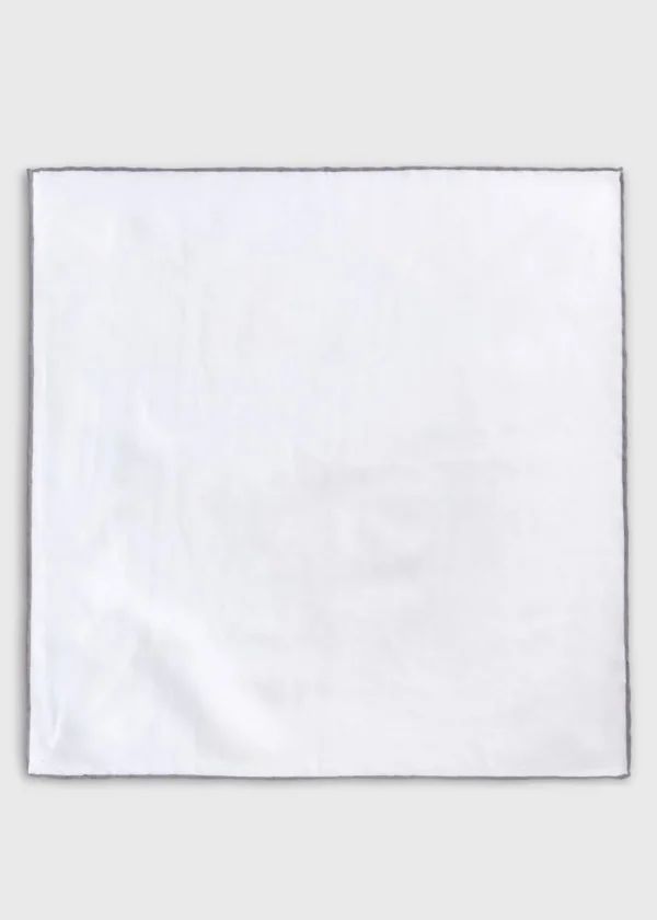 Handkerchief With Contrast Border