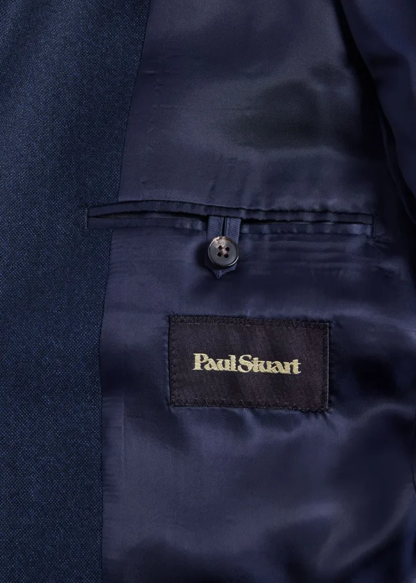 Heather Textured Wool Suit