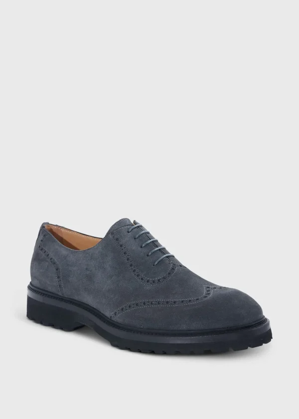 Homer Suede Wing Tip Oxford
