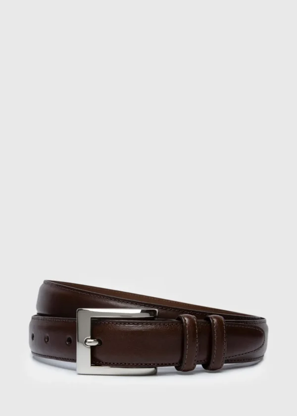 Kipskin Leather Dress Belt