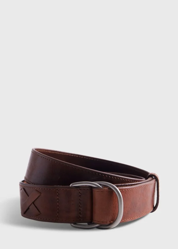 Leather D-Ring Belt