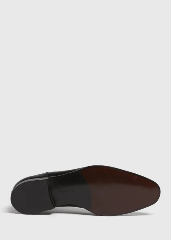 Leather Half Chelsea Boot