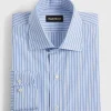 Light Blue Striped Dress Shirt