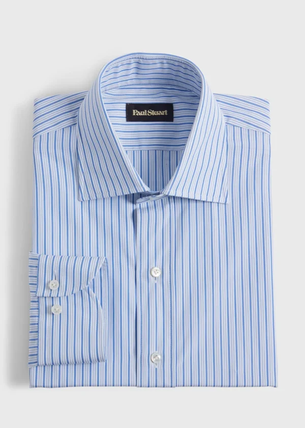 Light Blue Striped Dress Shirt