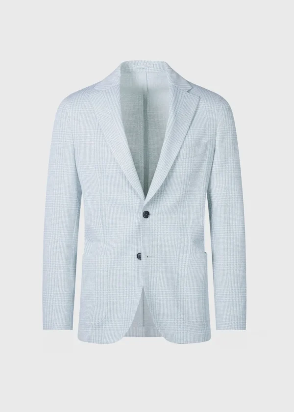 Linen & Cotton Plaid Jacket