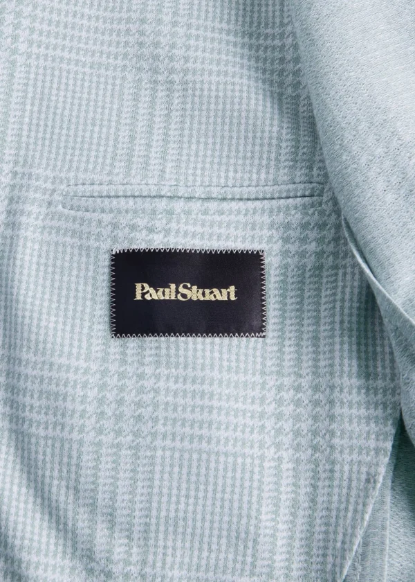 Linen & Cotton Plaid Jacket