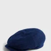 Linen & Wool Newsboy Hat