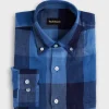 Linen Buffalo Check Sport Shirt