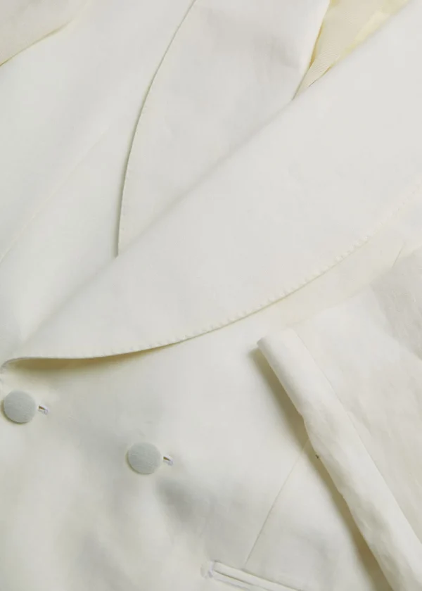 Linen Double Breasted Dinner Jacket