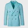 Linen Double Breasted Jacket