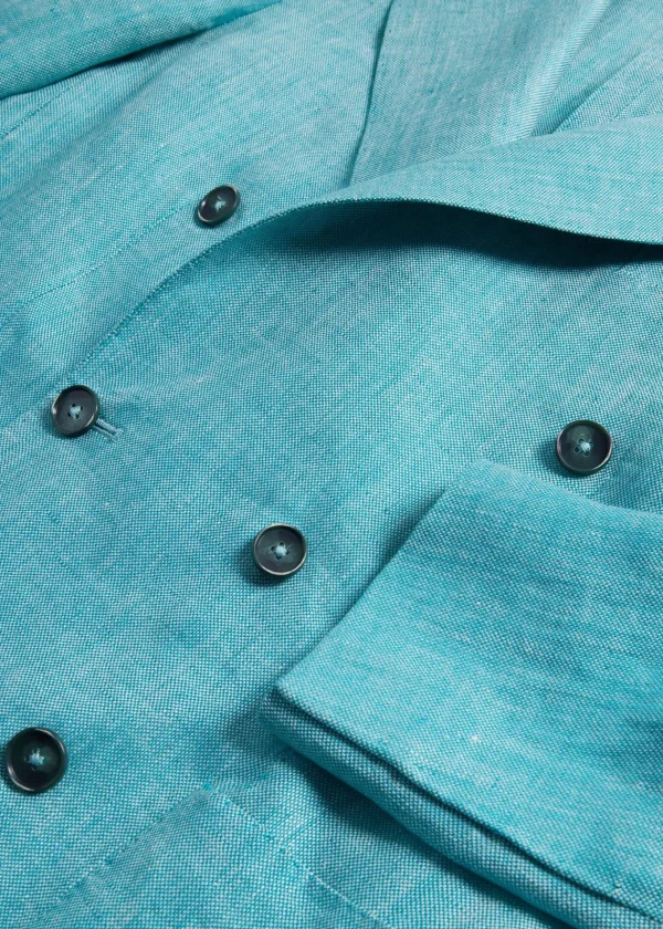 Linen Double Breasted Jacket