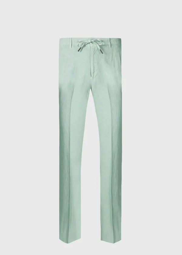 Linen Drawstring Trouser