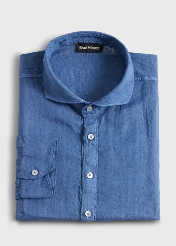 Linen Half Placket Sport Shirt