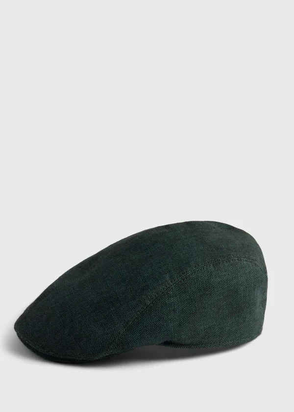 Linen Hopsack Ivy Cap