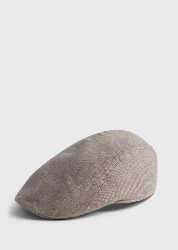Linen Hopsack Ivy Cap