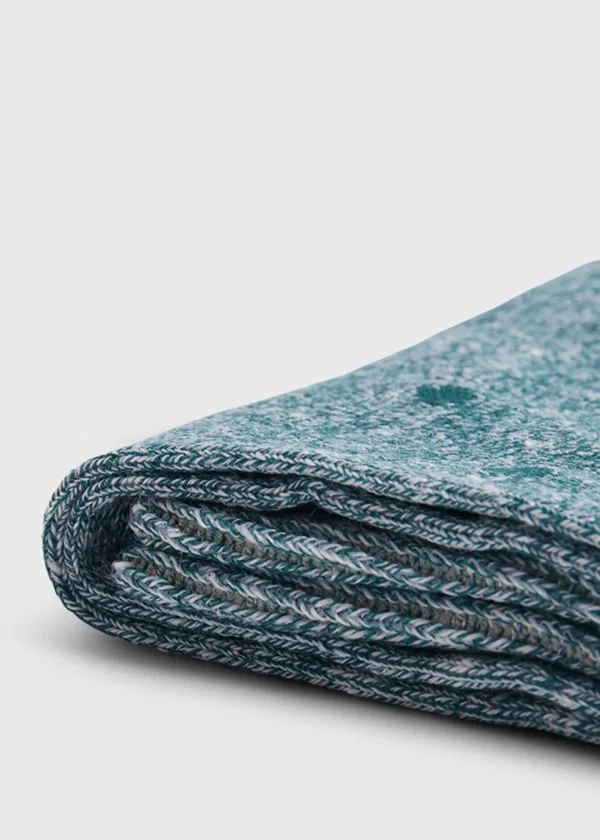 Linen Mélange Dotted Sock