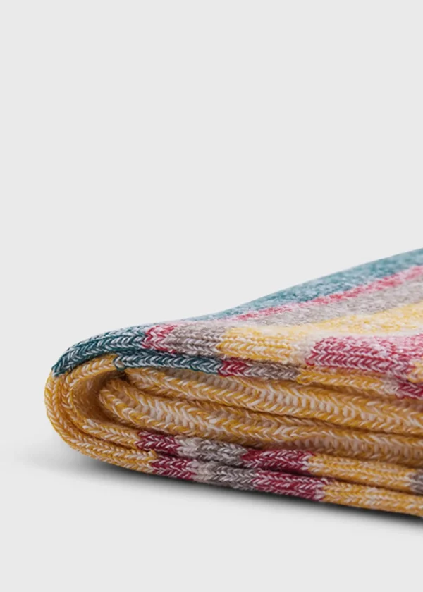 Linen Mélange Striped Sock