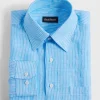 Linen Pencil Stripe Sport Shirt