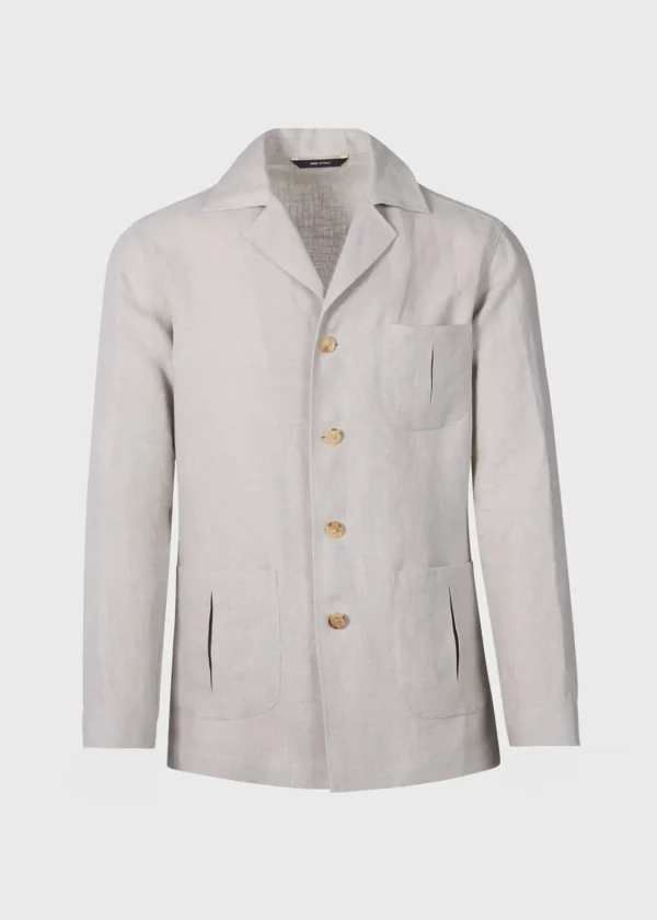 Linen Safari Jacket