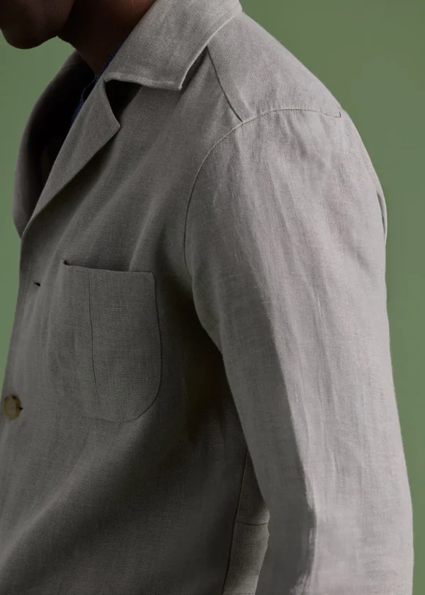 Linen Safari Jacket