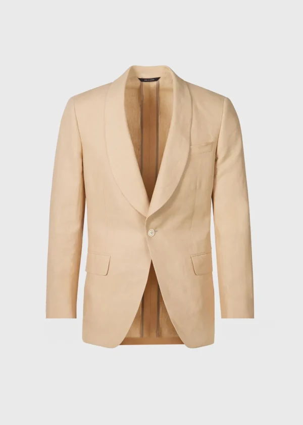 Linen Shawl Collar Dinner Jacket