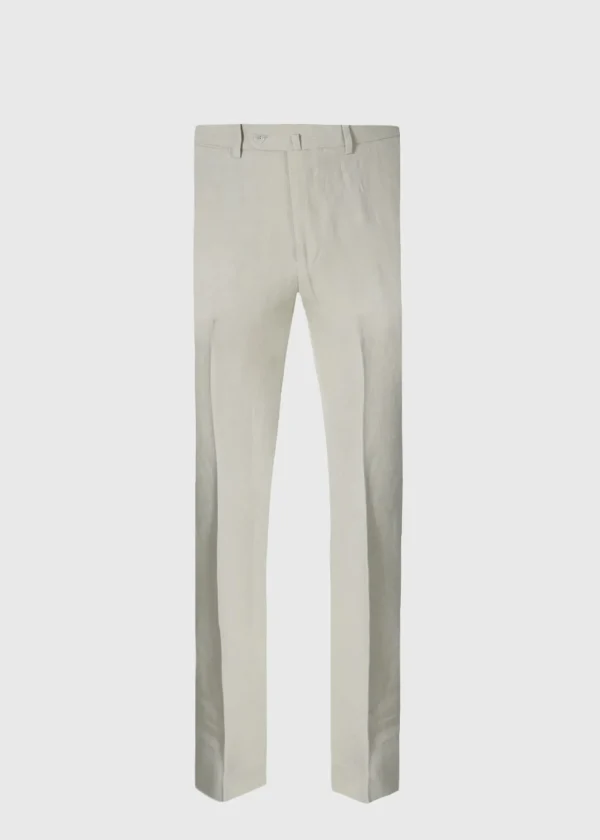 Linen Solid Dress Trouser
