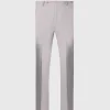Linen/Silk Solid Dress Trouser