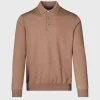 Long Sleeve Merino Wool Polo Shirt